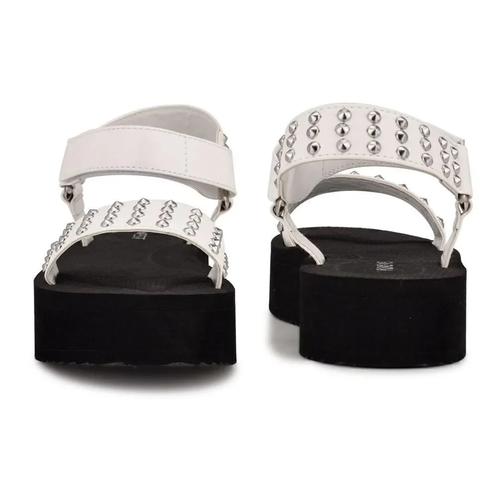 Nine West Studded Sport Sandals Size 8